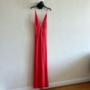 NWT Aiden Mattox evening gown in coral Sz 12